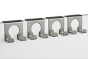 4er Set Türhaken Kleiderhaken Türgarderobe