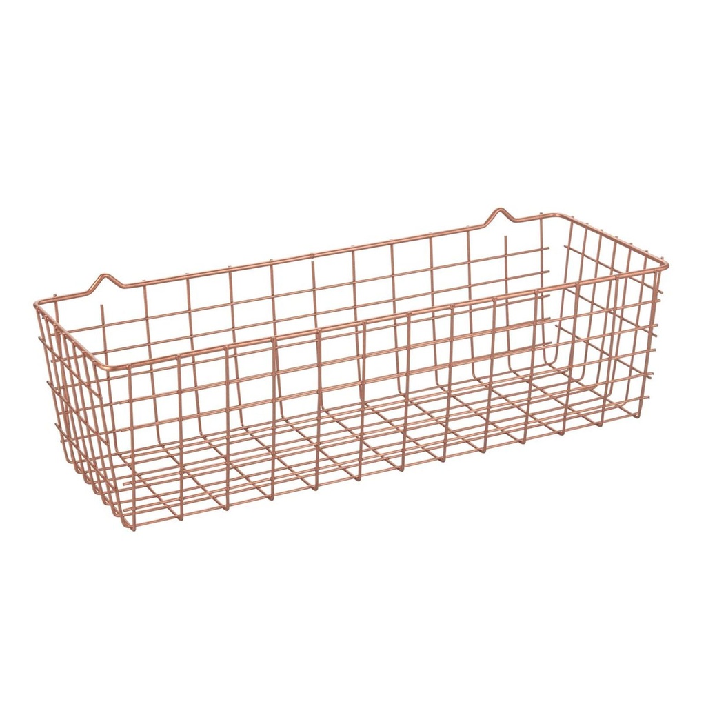 [12763] Ablagekorb Metall hängend 33x12x9 cm