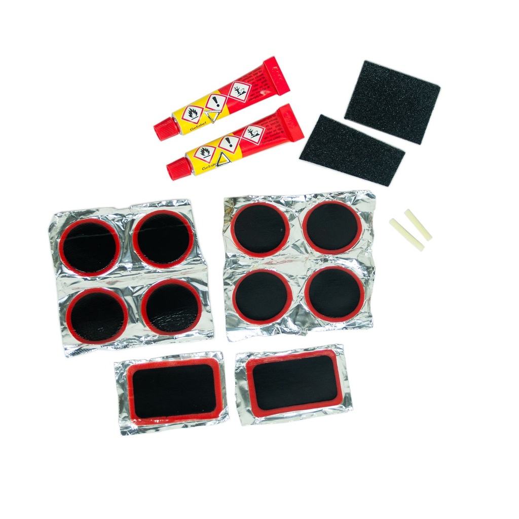 [12793] 2er Fahrrad Flickzeug-Set 16-teilig