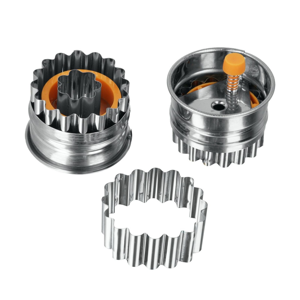 [12927] Edelstahl Ausstecher Blume