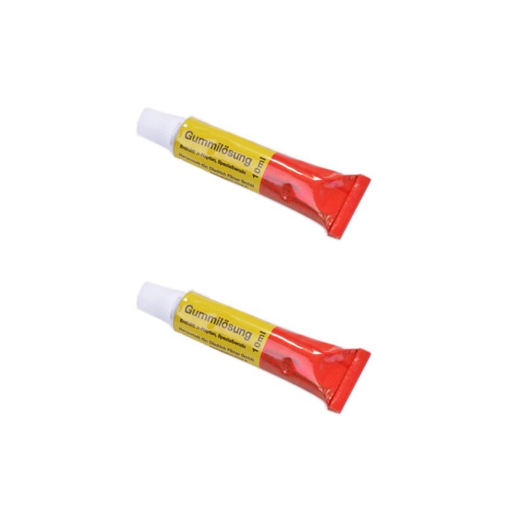 [12947] 2er Gummilösung Flickzeug Fahrrad Reparatur