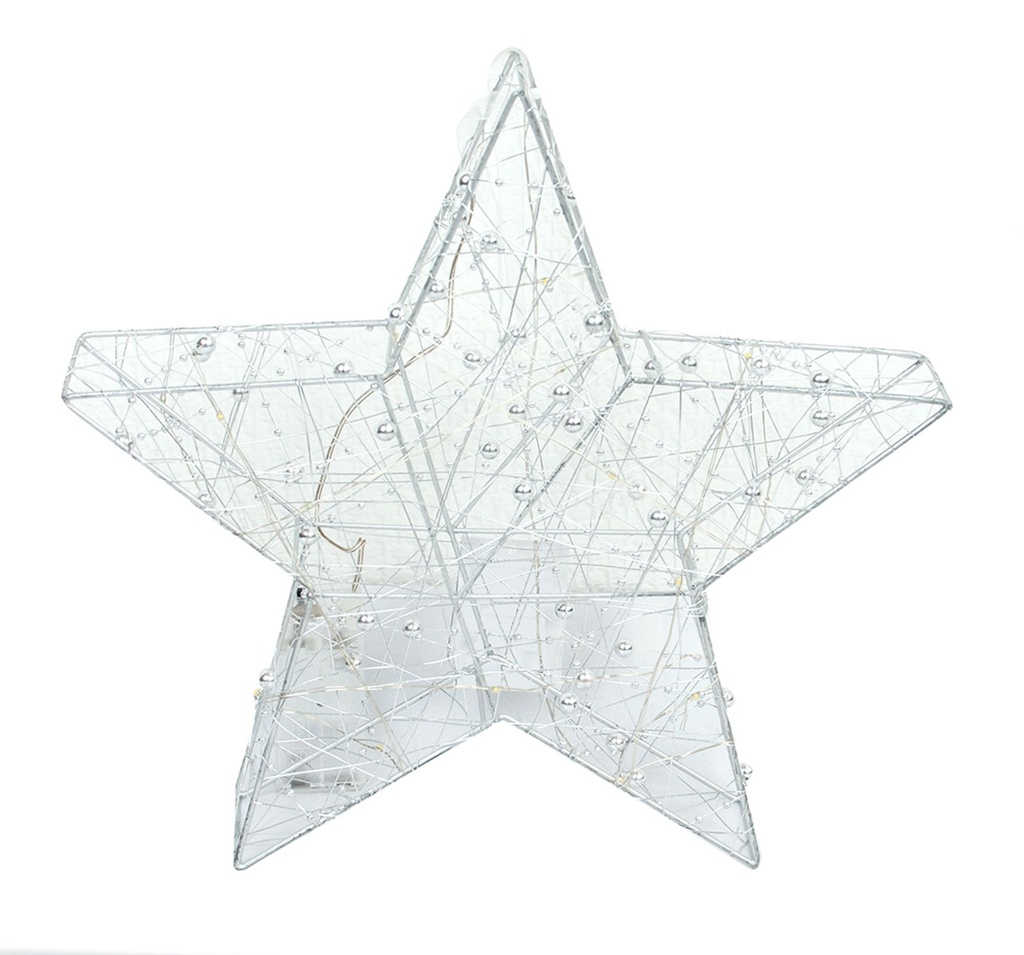 20 LED Weihnachtsstern Adventsstern Weihnachtsbeleuchtung