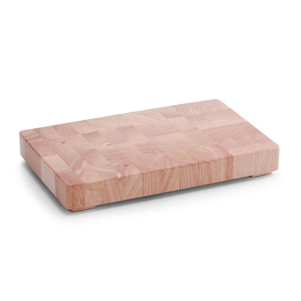 Zeller Hackblock Hackbrett aus Gummibaumholz