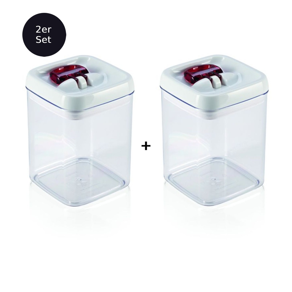 [14963] LEIFHEIT Vorratsdose Aromaverschluss 2x 1,6L Set