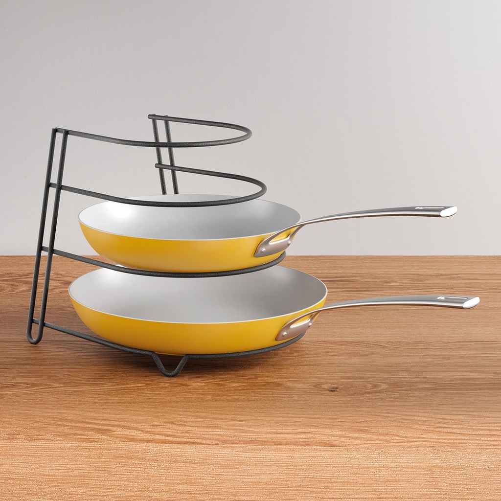 Bratpfannenablage Pfannenstapler Ständer Pfannen Ablage Halter