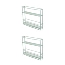 Gewürzregal ausziehbar ohne Bohren 2er Set