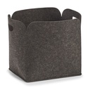 Zeller Filz Kaminholztasche 36x28x36cm