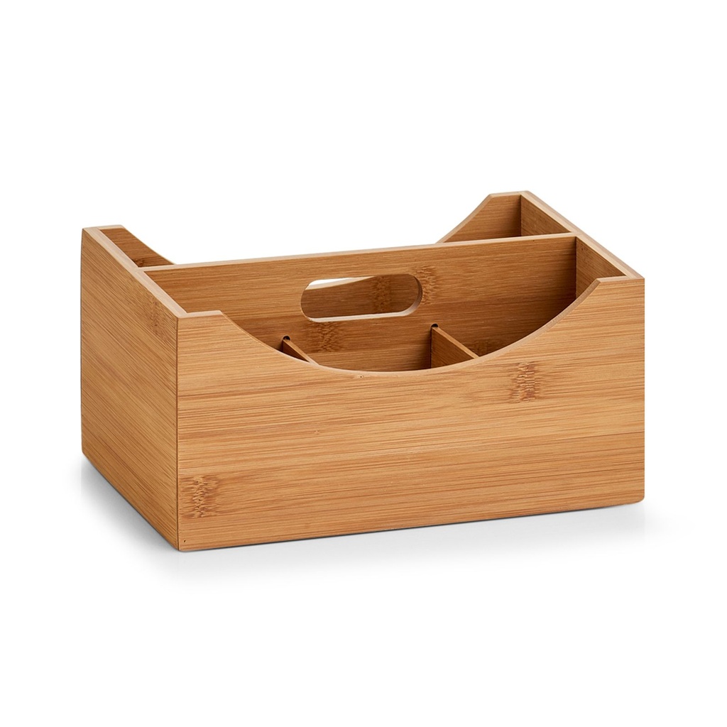 Zeller Bambus Ordnungsbox Aufbewahrungskiste 25 x 18 x 12 cm