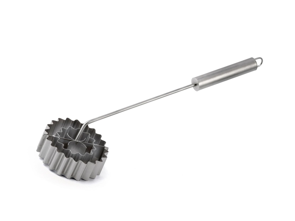 Edelstahl Rosenküchleform