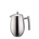 Pressfilterkanne Kaffeebereiter Teebereiter Doppelwandig 350 ml aus Edelstahl