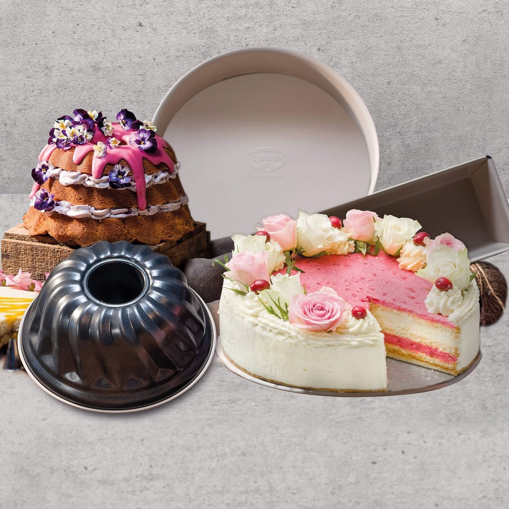 Dr. Oetker 3er Set Backformen Spring-/Kastenform