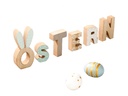 Holz "Ostern" Schriftzug, Frühlingsdeko