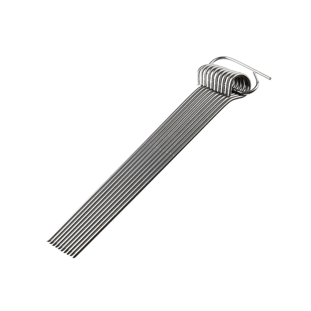 FACKELMANN 10 x Rouladenspieße aus Edelstahl in 10 cm länge