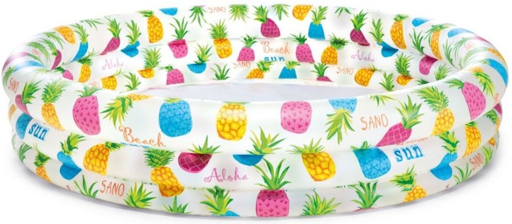 INTEX Pineapple Baby Pool Kinderplanschbecken ca. 132 x 28 cm