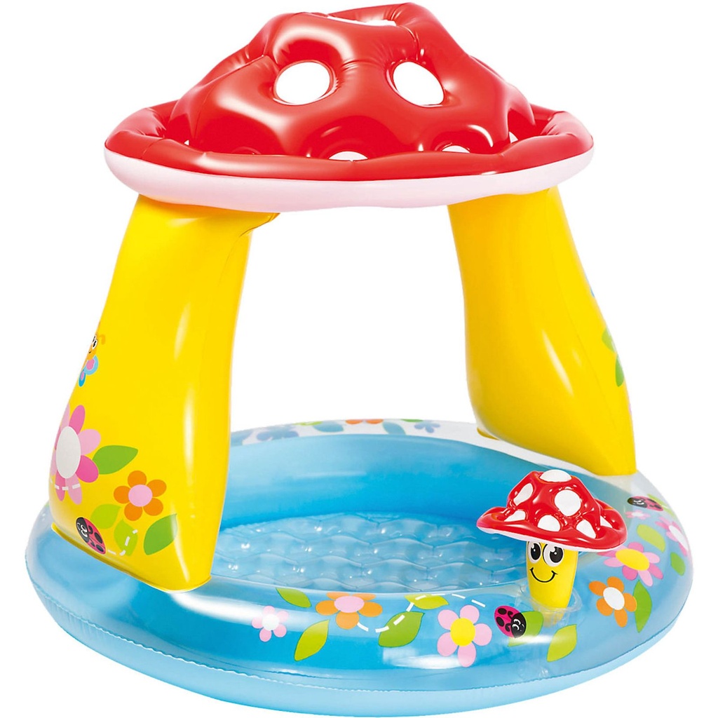 [15642] INTEX Baby Planschbecken Mushroom Pilz Baby Pool 102 x 89 cm
