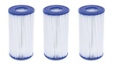 3er Set Bestway Filterkartusche Gr. III Pumpenfilter