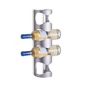Zeller Edelstahl Wand Flaschenhalter 4 Flaschen