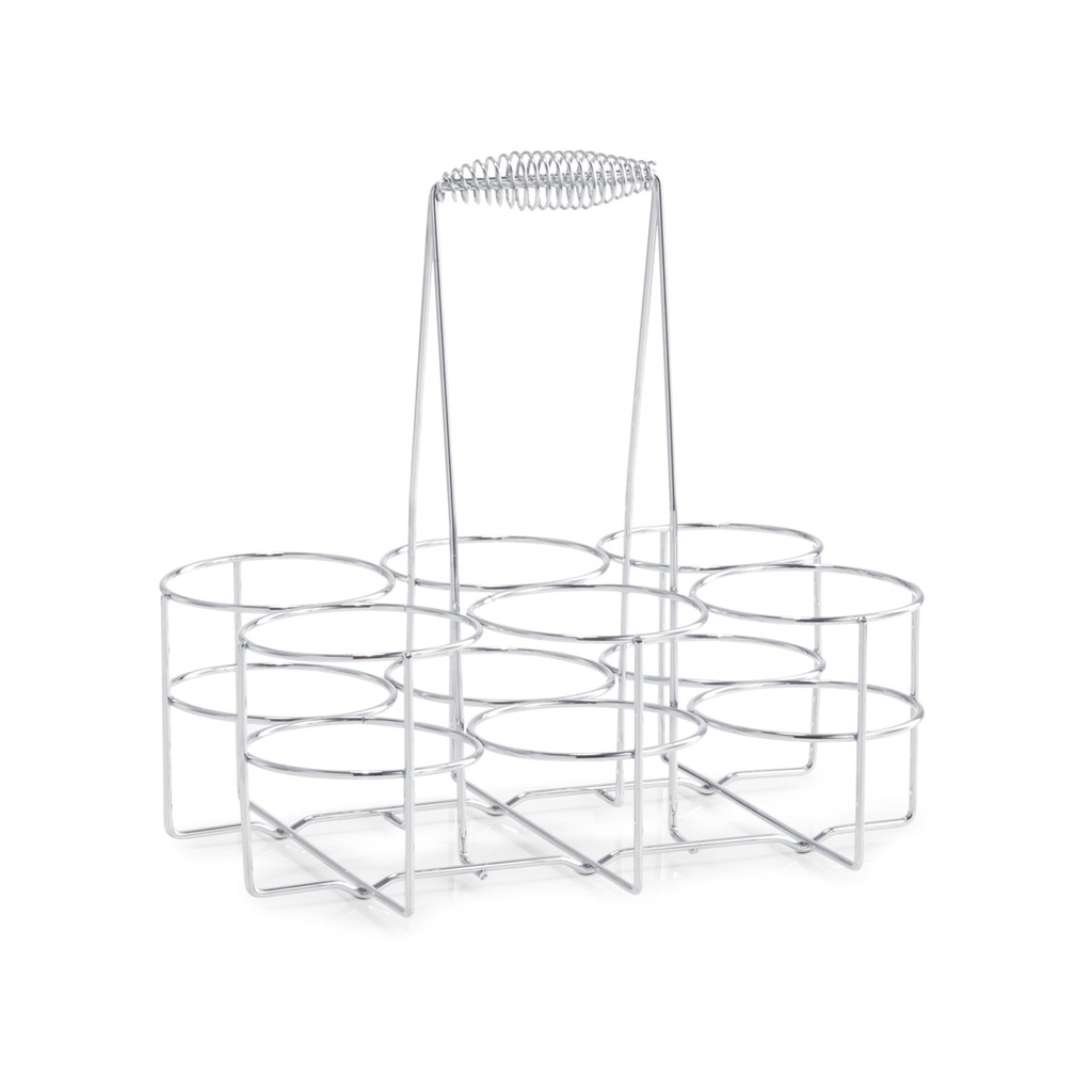 Zeller Flaschenhalter 6 Flaschen Transportkorb