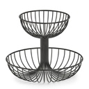 Zeller Obst Etagere 2 Etagen Metall