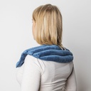 Wärmekissen Nacken Körnerkissen Nackenwärmekissen Mikrowelle Blau