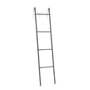 Zeller Leiter-Handtuchhalter Metall schwarz 38 x 2 x 176 cm