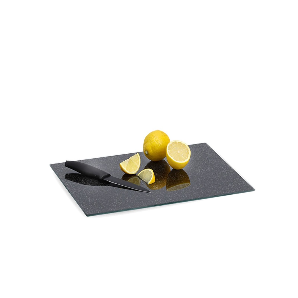Zeller Glasschneideplatte in Granit Optik in den Maßen: 40x30 cm