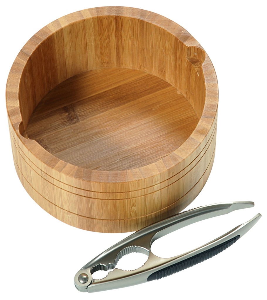 Bambus Nussschale inklusive Nussknacker