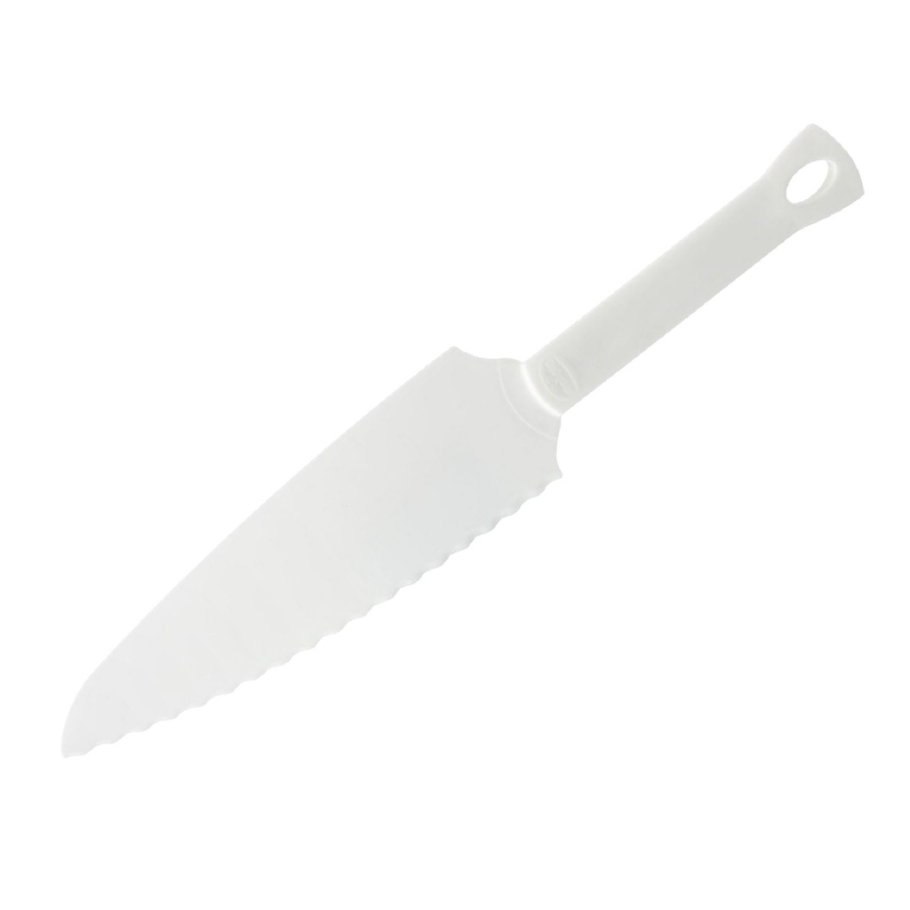 Dr. Oetker Tortenmesser Kuchenmesser mit Tortenheber aus Kunststoff