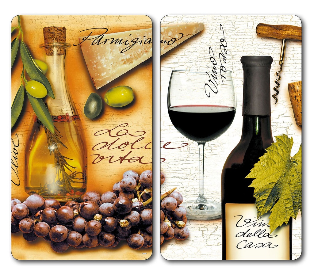 Multi-Glasschneideplatten Herdabdeckplatten 2er Pack