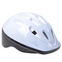 Kinder Fahrradhelm lichtgrau Lüftungsschlitzen Kopfumfang 52–56 cm