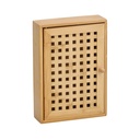 Zeller Schlüsselkasten aus Bambus mit 8 Haken und Magnetverschluss