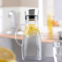 Wasserkaraffe mit Henkel 1,2 l mit Ausgießer, spülmaschinengeeignet