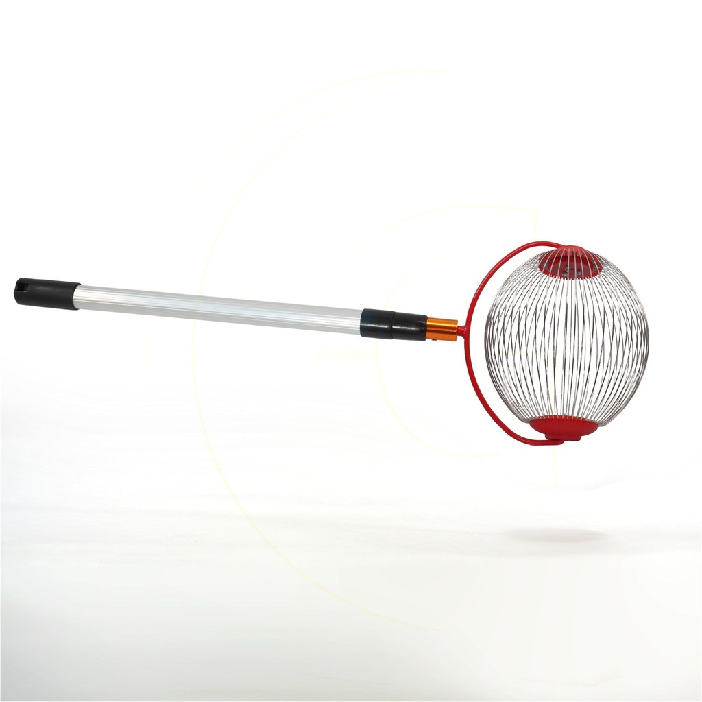 [18297] Rollsammler Ø22 cm mit Teleskopstiel 52–120 cm Obstsammler Nusssammler