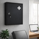 Medizinschrank aus Stahl abschließbar mit Regal und Schlüssel